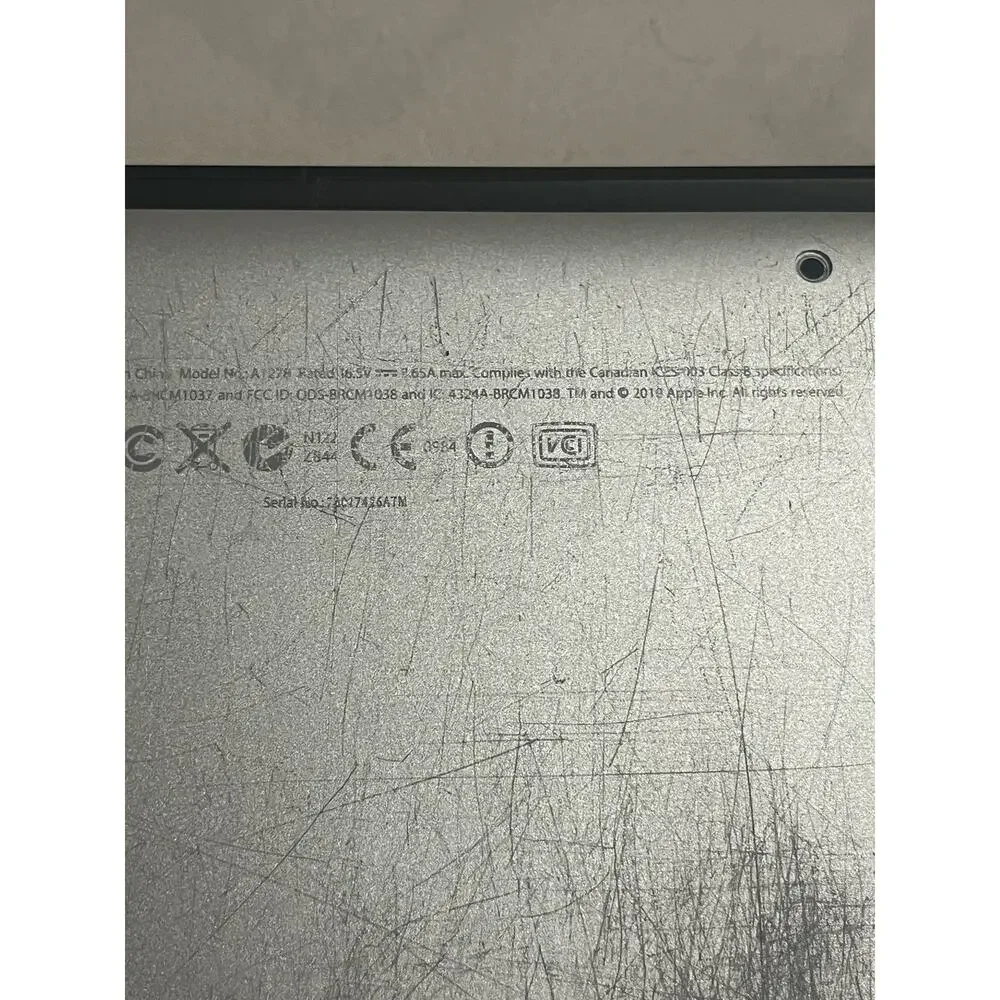 Apple Laptop Pre Owned Untested Broken Selling for Parts A1278